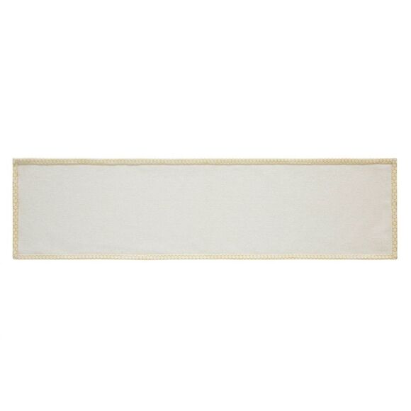 Farmhouse Honey Bee Cotton Table Runner 12x48 Country Yellow Cottagecore Shabby - Picture 5 of 5